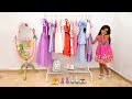 BIA LOBO PRETEND PLAY DRESS UP WITH PAPA / FUNNY VIDEOS