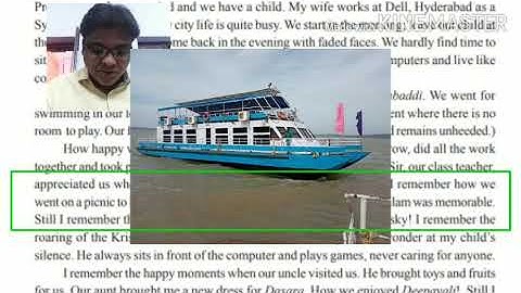 A letter to a friend 8th class unit 1 Reading c English