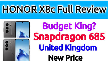 HONOR X8c Full Review 2025 | Snapdragon 685 + AMOLED | Budget United Kingdom