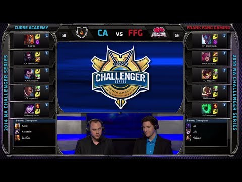 Curse Academy vs Frank Fang Gaming | Game 1 for 3rd place NA Challenger Summer 2014 | CA vs FFG