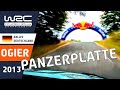 OGIER onboard Rallye Deutschland 2013 - Panzerplatte FULL STAGE onboard - VW Polo R WRC rally car.