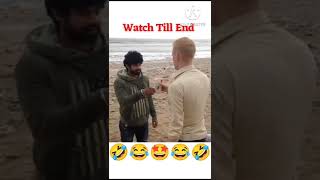 2 foreigners in Bollywood funny short || #shorts #trending #viral #carryminati #tseries #round2hell