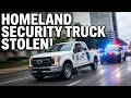 Pursuit Ends in Crash: Suspect Escapes in Stolen DHS Truck