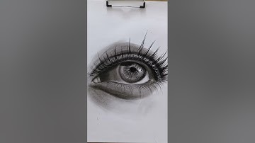 Hyper Realistic Eye Drawing Tutorial | Step-by-Step Charcoal Realism for Beginners