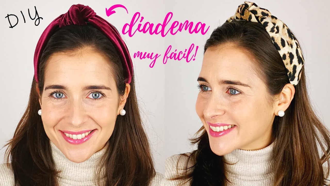 Cómo hacer la DIADEMA que de moda ¡SIN COSER! - DIY súper fácil con - YouTube