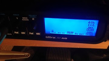 Motu Ultralite AVB - high gain guitar FX noise without USB