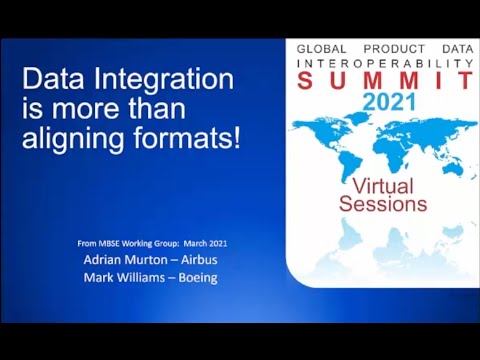 GPDIS 2021 Day 2: Data Integration is more than aligning formats!