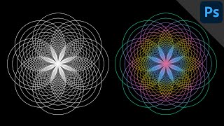 Information Create a spirograph (with gradient) | PHOTOSHOP TUTORIAL - ABSTRACT & CREATIVE Guide
