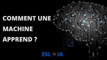 Comment fonctionne le Machine Learning - Apprentissage Automatique [ESL IA]
