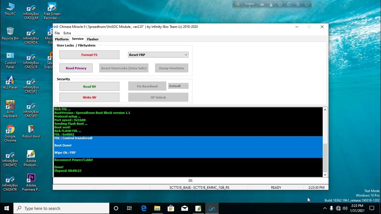 All SPD CPU SC7731E FRP Remove In One Click CM2 Dongle | - YouTube