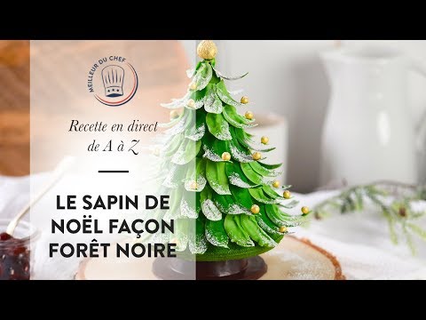 Sapin de Noël façon Forêt Noire - Notre recette avec photos - Meilleur du  Chef