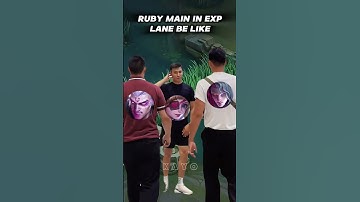 Ruby in EXP Lane Be Like 😂😂😂