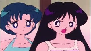 Sailor Moon Episode 20th, The Summer, the Beach, Youth and Ghosts: Usagi Scared scene