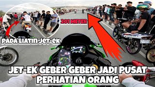 ZX GEBER GEBER TEMPAT RAMAI❗️AUTO DI KERUMUNI IKUT BALAP LIAR🔥 || Indonesia Motovlog (69)