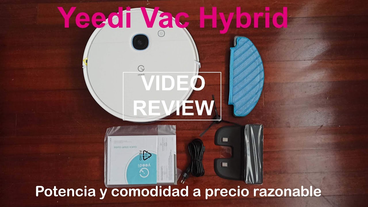 Robot aspirador y fregasuelos con control por voz: Yeedi 2 Hybrid