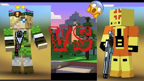 1v1 my friend in pixel guns 3D