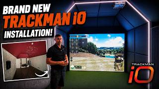 Games Room Transformation Into Trackman Golf Simulator
