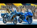 Yamaha tracer 9 gt vs suzuki gsxs1000gt  cycle news