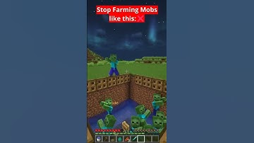 Minecraft easy mob xp farm tutorial #minecraftmemes #gaming #minecraft #minecraftmeme #shorts