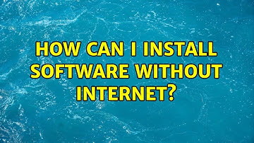 Ubuntu: How can I install software without internet?