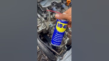 Belt Bad noise Fix With W D 40 #alsharifauto #mz #shani #shortvideo #catalyticconverter #fix #toyota