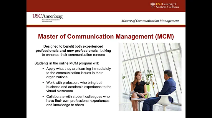 USC MCM Alumni Webinar with Jennifer Davies