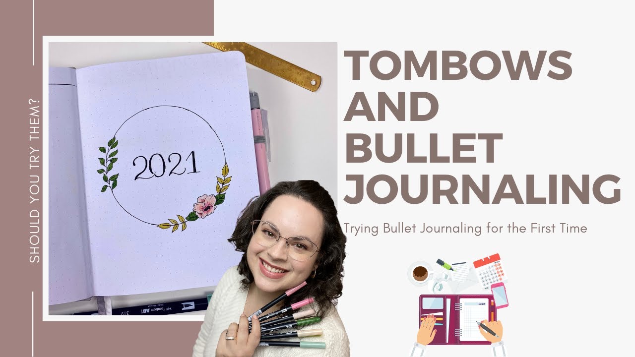 Tombow Brush Pen Testing in 8 Different Bullet Journals – All About Planners