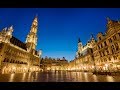 Brussels Belgium Old Town district 4K video