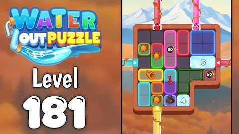 Water Out Puzzle Level 181 Walkthrough