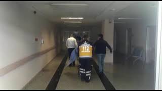 Odun Keseyim Derken Ayağını Kesti...