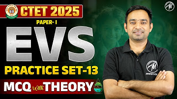 CTET 2025 | EVS : Practice Set-13 for CTET Paper 1 Exam | CTET by TET Mantra