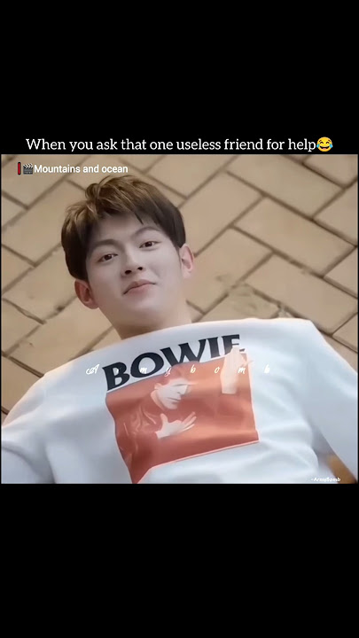 His walk was funny🤣|Love you mountains & ocean🎭|#fanzhixin #cdrama #sabrinazhuang