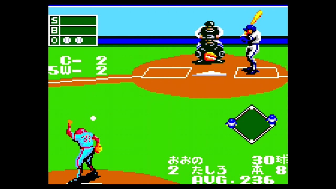 GG】THE プロ野球 '91【実況なし/ゲームギア/720p/60fps/GAMEGEAR/レトロフリーク】 - YouTube