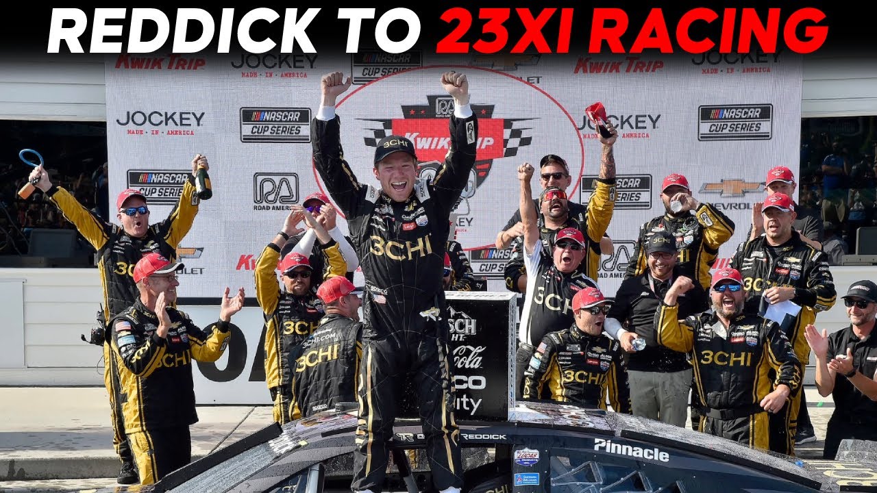 Tyler Reddick is Going to 23XI Racing in 2024 NASCAR News Win Big