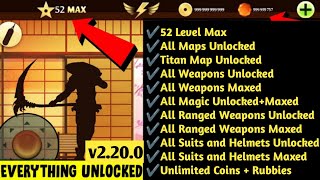 Shadow Fight 2 Unlimited Hack + 52 Level Max hack يعمل في الإصدار 2.20.0