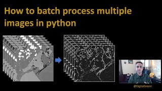182 - How to batch process multiple images in python?