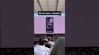 Siri is now smart! #WWDC24