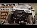 Pure tv 5th gen 4runner on 40s walk around rock crawler build marlin crawler spidertrax trail gear