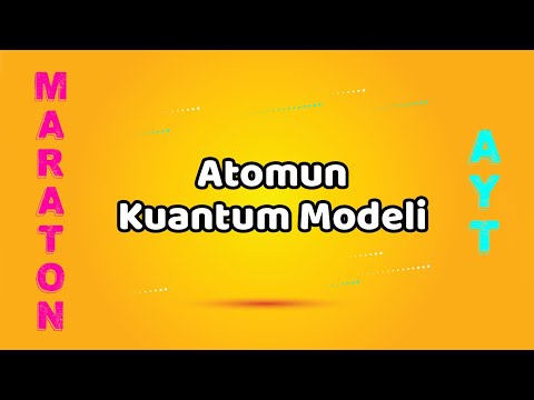 Atomun Kuantum Modeli | Kuantum Sayıları Ve Orbitaller  ( 11.Sınıf & AYT Kimya ) Konu Anlatımı