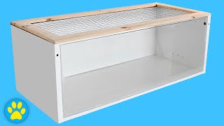 Since this video was made the bare minimum size for cages has been increased from 360sq inches to 450sq inches. The single 