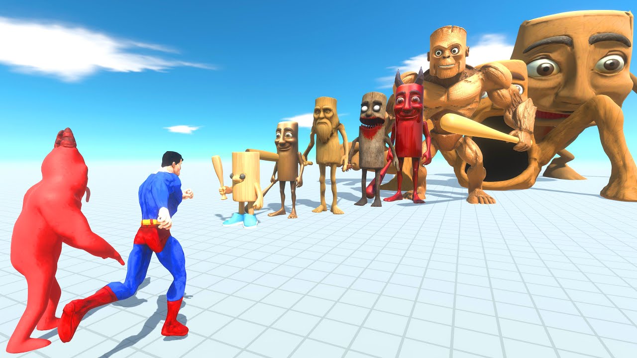 Superhero X Creepy Monster vs 7 Levels Evolution of Tung Tung Tung Sahur | ARBS