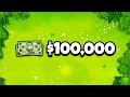 Only using $100,000 Monkey Money (BTD 6)