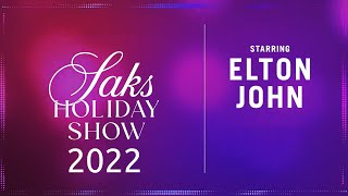 Saks Fifth Avenue New York Holiday 2022 Light Show and Windows ✨Special Guest Elton John✨