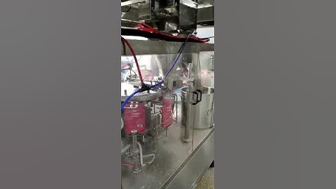 mini 10 head weigher with doypack machine for mixing products  cashew nuts seeds video