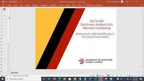 Sentiment Analysis with DB2 and RStudio