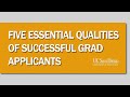 5 essential qualities of successful grad applicants  grad school and careers  ucsd psychology