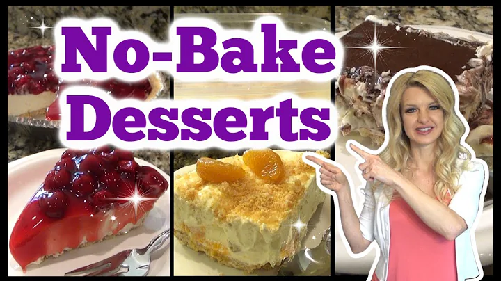 NO BAKE DESSERTS | CHEAP Summertime DESSERT Recipe...