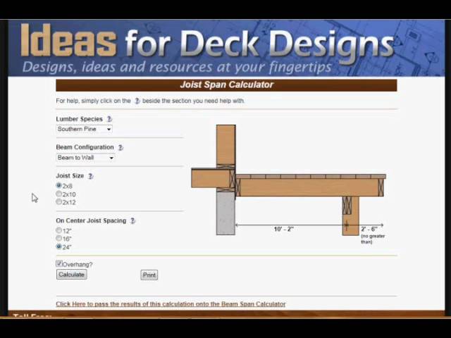 Deck Bearer And Joist Span Tables Australia - Bangmuin Image Josh