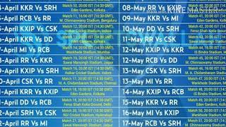 Chart List Of Ipl 2018