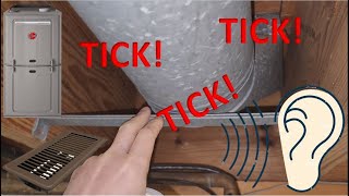 How To Fix Furnace Vent Making Ticking Noise